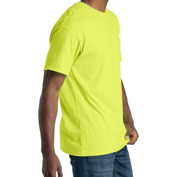 "Sorry No Habla Fucktardo" Safety Green Reflective Graphic T-Shirt - Picture 5 of 8